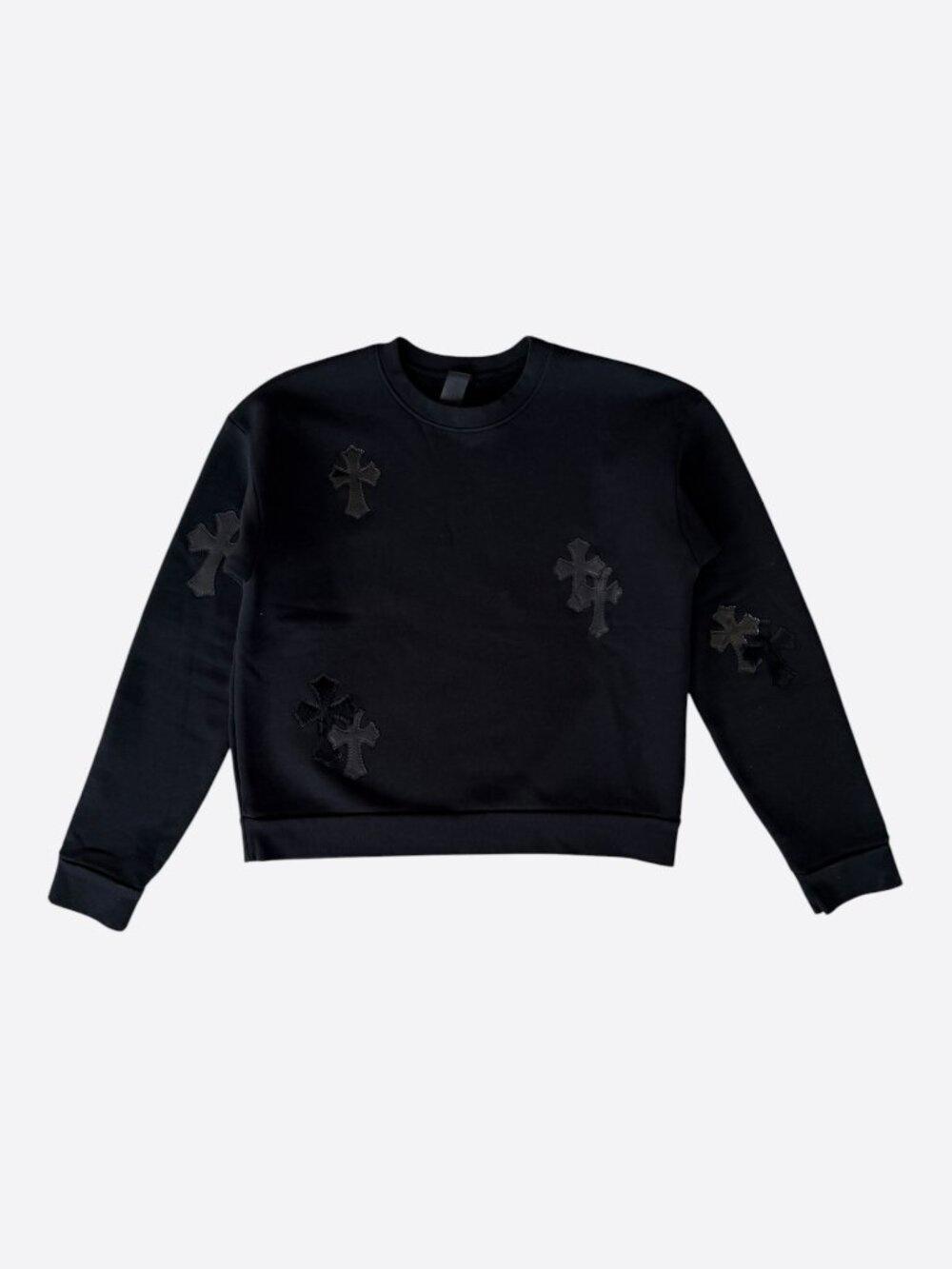 Chrome Hearts Black Cross Patch Sweater